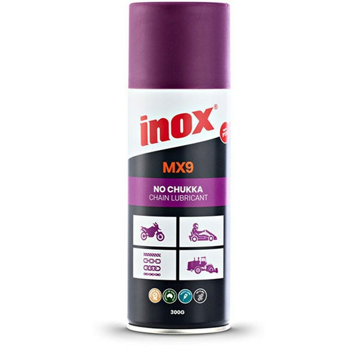 Inox Chain Lube No Chukka Spray Can 300g PTFE MX9