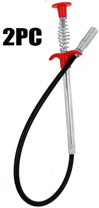 2PC Flexible grabber claw pick up reacher tool with 4 claws bendable hose pickup