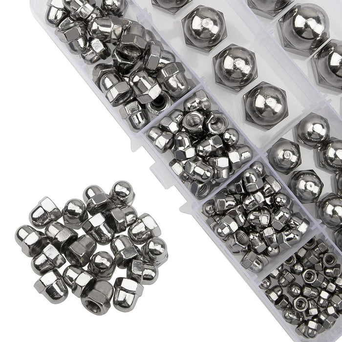 120PC Dome Nut M3 M4 M5 M6 M8 M10 Screw s Hex Course