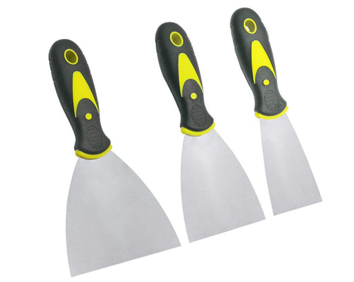 3pcs Paint Scraper Putty Knife Dry Wall Blade Spreader Cleaner 38 50 75mm - FISHER DISCOUNT