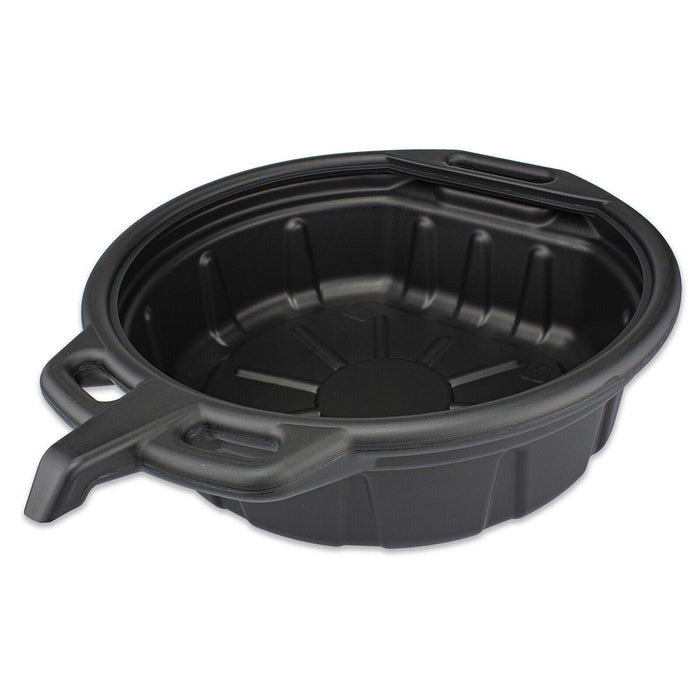 15L OIL DRAIN PAN 15 Litre OIL DRAINER OIL DISH COOLANT RECOVERY PAN TRAY POURER - FISHER DISCOUNT