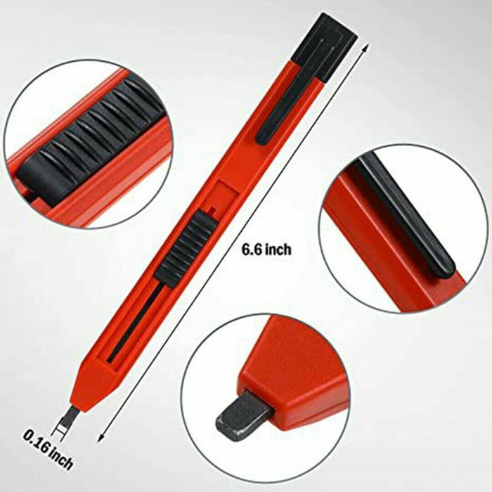 2PC Carpenters / Builders Mechanical Pencil For Wood Concret Ceramic 10PC Refill