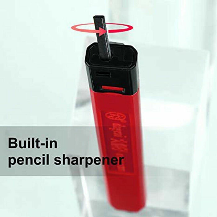 2PC Carpenters / Builders Mechanical Pencil For Wood Concret Ceramic 10PC Refill