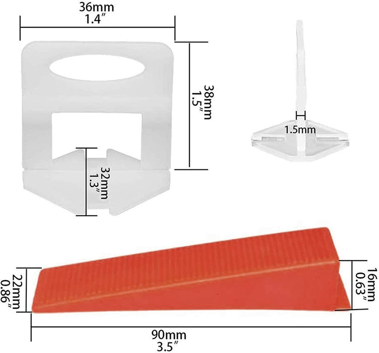 Wall Tile Leveling System Leveler Flooring Paving Locator Spacers Pliers