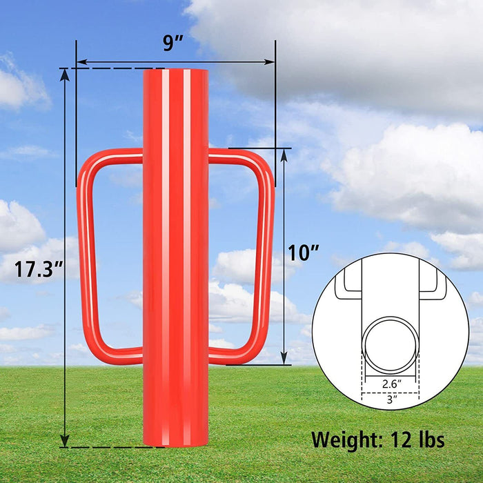 Post Driver Farm Fence Hammer Y Post Steel Star Picket Farming Agriculture 800mm