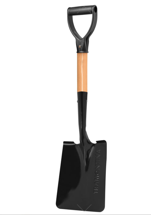 Shovel Camping Outdoor Garden Pointed Spade wood handle Holding Handle 73cm