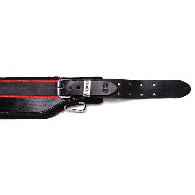 BuildPro Carpenters Builders Belt 36" Leather Heavy Duty Stitching LBBSRC36