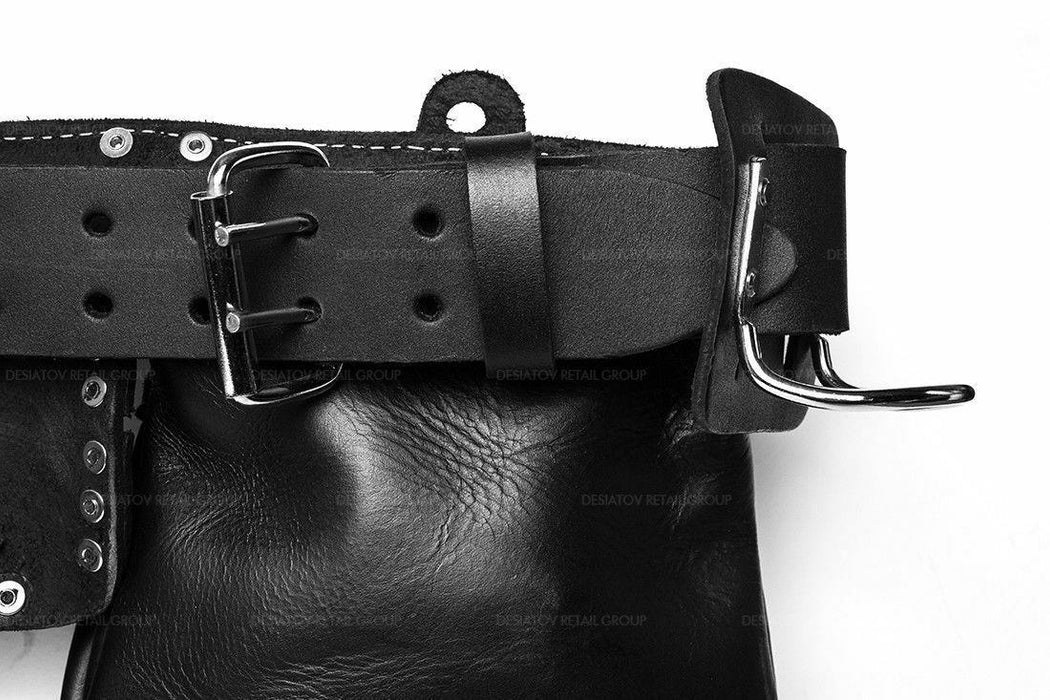 BuildPro Tool Belt Apron Premium Leather Heavy Duty Stitching LW31010