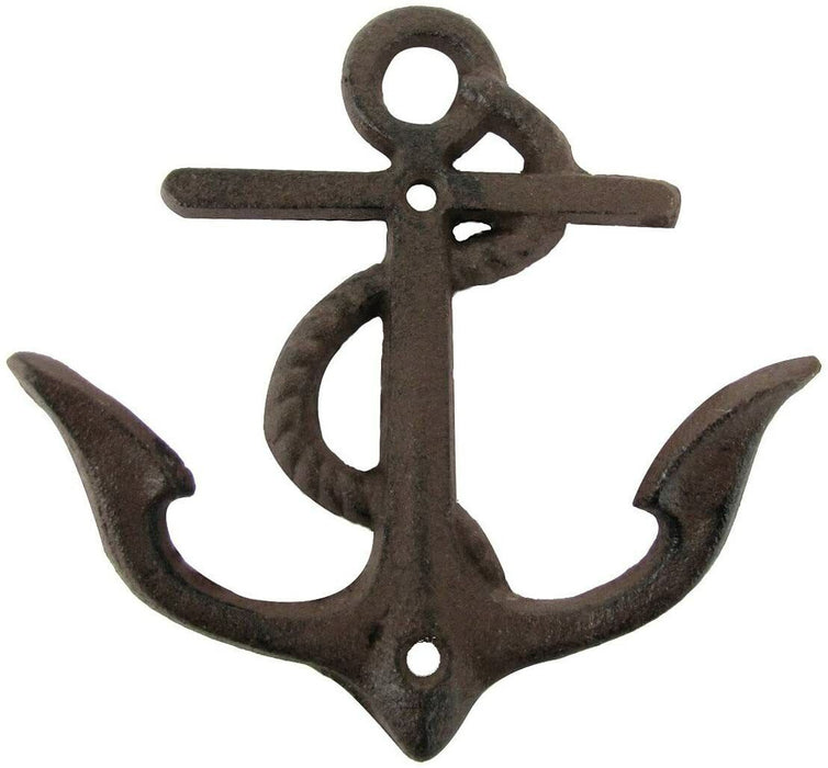 Chic Rustic Metal Anchor Hooks Home Cafe Shop Wall Door Decorative Hook Hanger