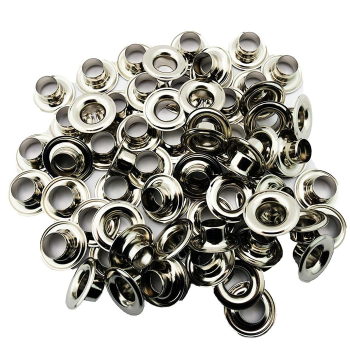 100pcs/Set Metal Eyelets Grommets With Washer  DIY Leather Craft Shoes Tool