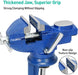 50mm MINI SWIVEL BENCH CLAMP Small Table Top Vice Rotating Base Flat Jaw AU - FISHER DISCOUNT