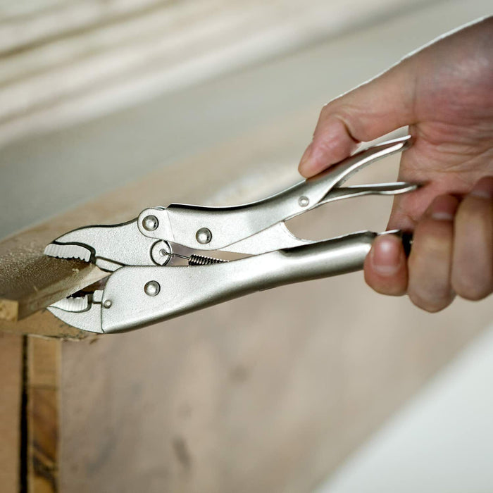 Curved Jaw Locking Plier Clamp weld Adjustable Vise Grip 10" 250mm hardened