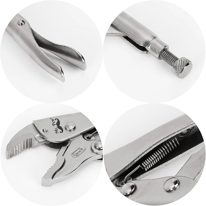 Curved Jaw Locking Plier Clamp weld Adjustable Vise Grip 10" 250mm hardened