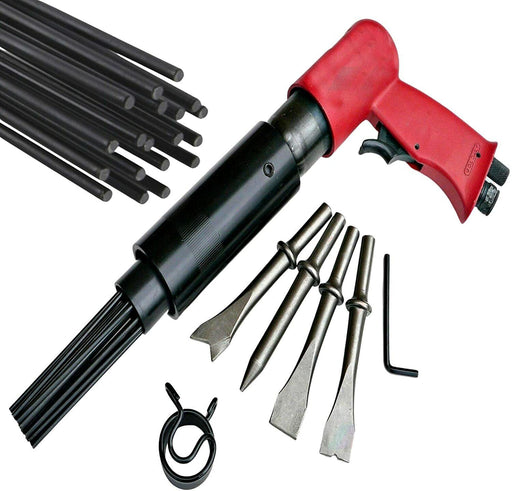 28Pin Needle Scaler Pneumatic Air Gun Chisel Tools Paint Rust Removal Scraper - FISHER DISCOUNT