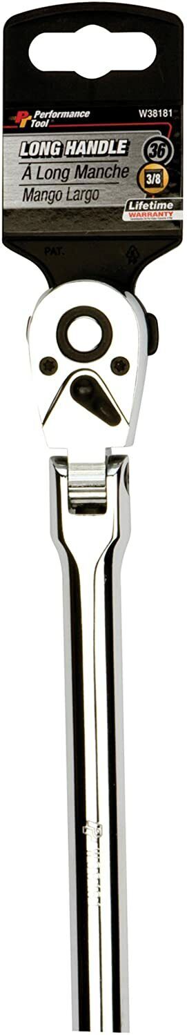 FORCE PRO 3/8" Drive Flex Extra Long Handle Ratchet Made in Taiwan 457mmL - FISHER DISCOUNT