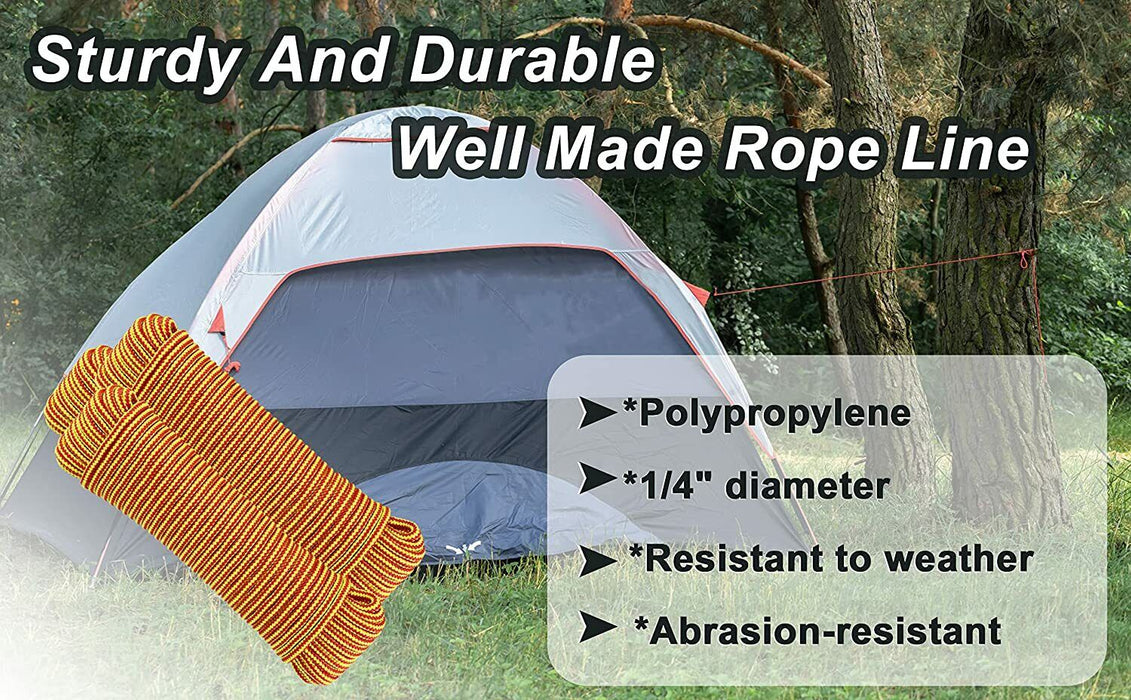 10PC Rope 40m 8mm Multi Braided Thick All Purpose Car Boat Trailer Outdoor Cord