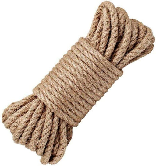 Sisal Rope Natural Jute Hemp Manila Twine Cord Thick 5 6 8 10mm Art Bottle Craft - FISHER DISCOUNT