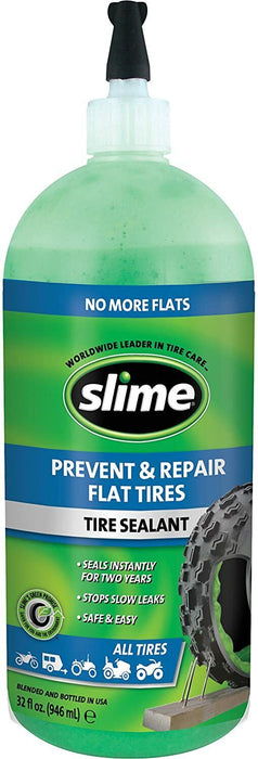 Slime Tire Sealant 946ml Puncture Repair Prevent Repair Flat Tyres Made in USA