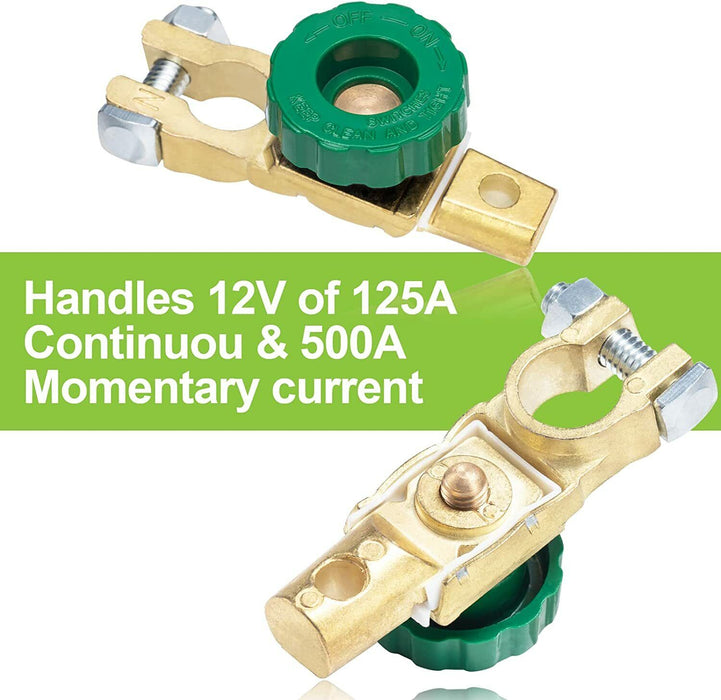 Car Battery Switch Isolator Terminal Quick Cut-off Disconnect Master Shut Kill