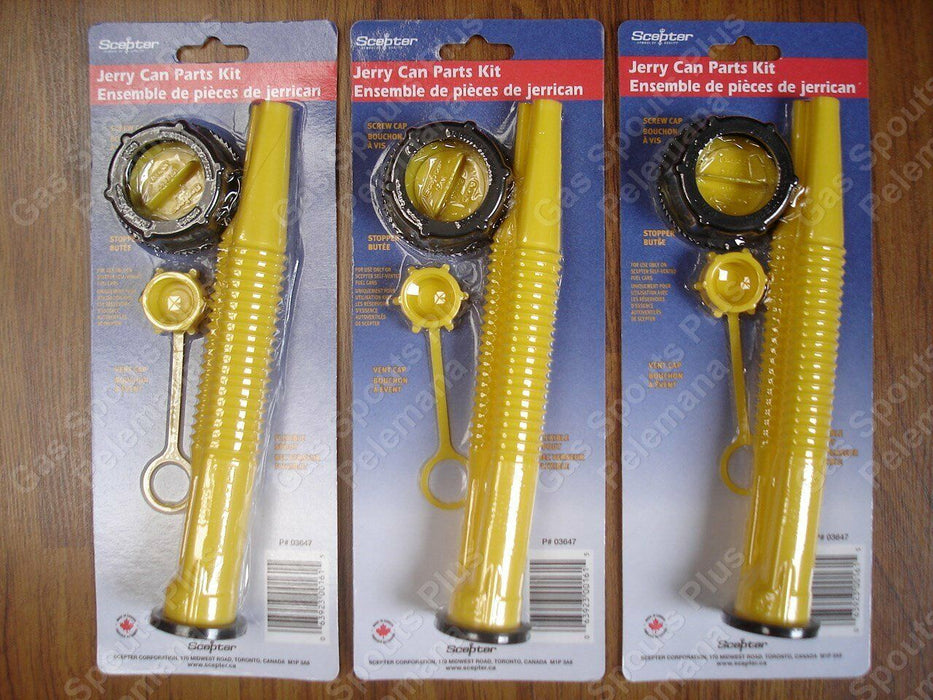 JERRY CAN PARTS KIT - SCEPTER - BOX OF 12 - 4 PIECE