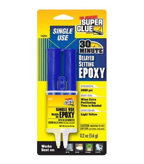 Super Glue Epoxy 30 Minute Quick Metal Plastic Glass China Made in USA 2000lbs