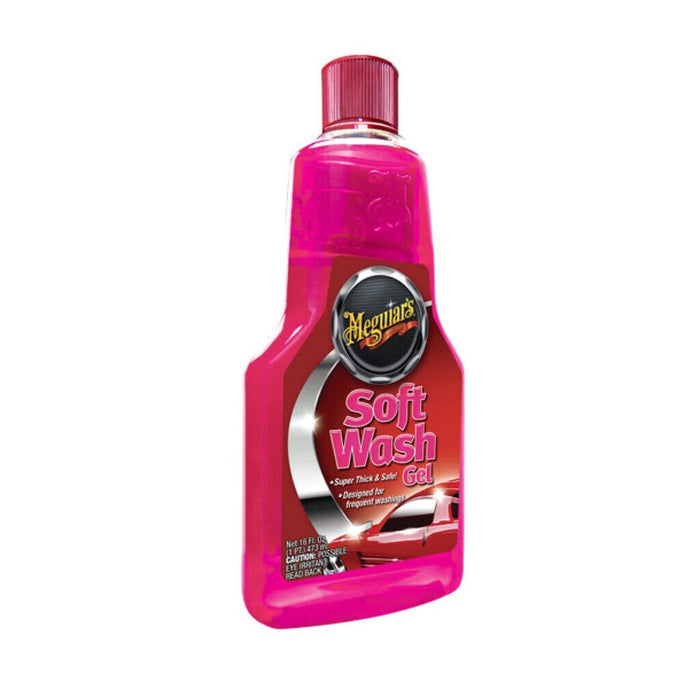 Meguiars Soft Wash Gel 473ml | Ph Balanced | Thick & Rich Shampoo