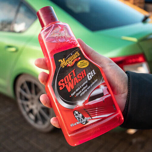 Meguiars Soft Wash Gel 473ml | Ph Balanced | Thick & Rich Shampoo