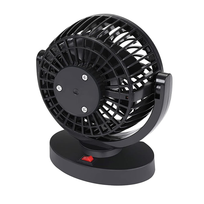 12V 3 Speed 360° Rotatable Dual Head Car Air Cooling Fan Adjustable Dashboard