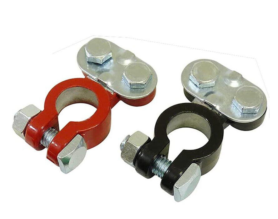 Heavy Duty Wing Nut Battery Terminal Pair | Set of 2 Marine Battery Terminals