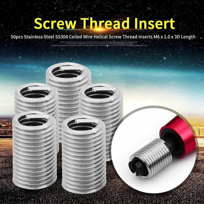 RECOIL Thread Repair Inserts Standard Coarse METRIC - Sizes From M3 to M22 - NEW - FISHER DISCOUNT