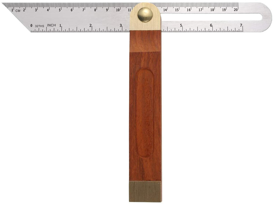 225mm Adjustable Bevel Angle Ruler Horizontal Sliding Wood Marker Measuring Tool