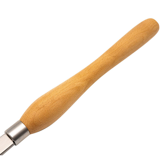 Lathe Wood Turning 24mm M2 HSS Oval Skew Wood Turning Chisel 250mml Handle AU