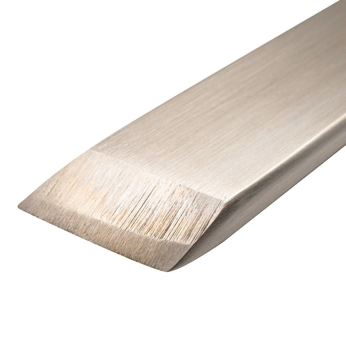 Lathe Wood Turning 24mm M2 HSS Oval Skew Wood Turning Chisel 250mml Handle AU