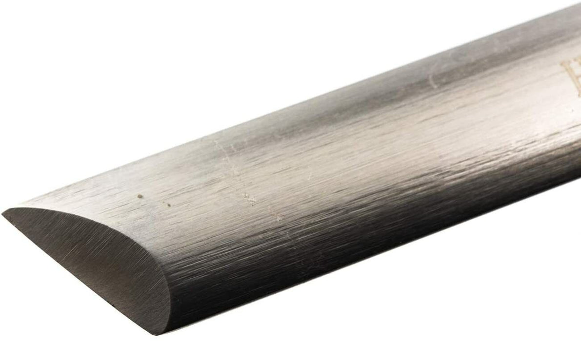 Lathe Wood Turning 24mm M2 HSS Oval Skew Wood Turning Chisel 250mml Handle AU