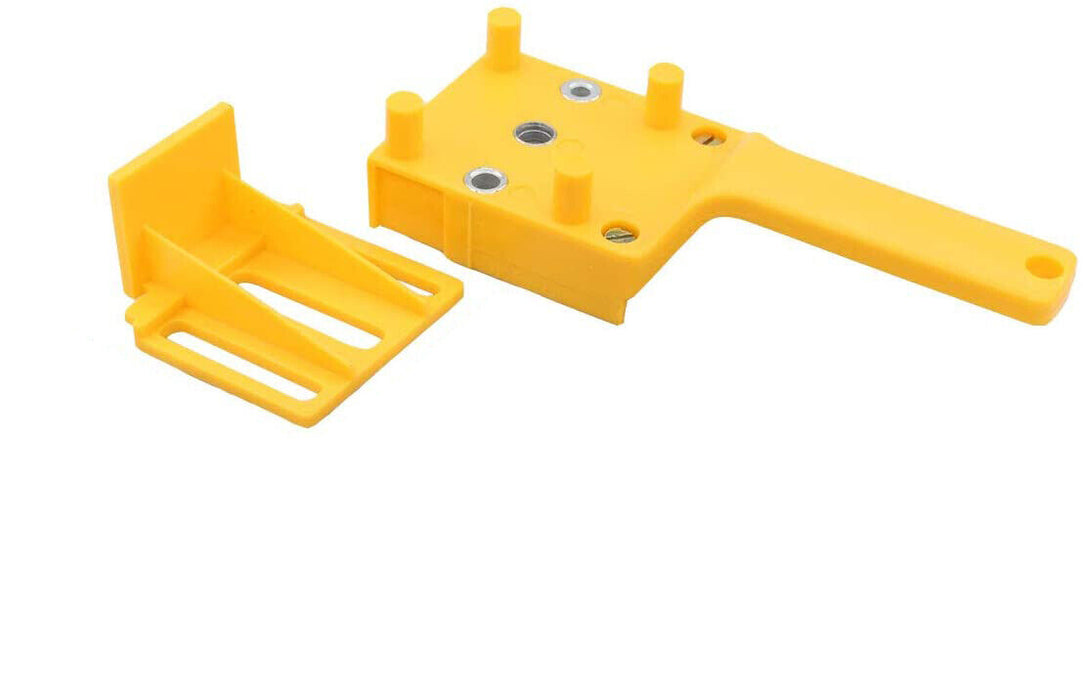 Handheld Woodworking Doweling Jig Drill Wood Guide Dowel Drilling Hole Saw Kit