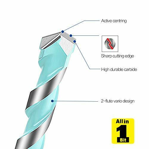 6PC Multipurpose Drill Bits Multi-material Drill Bit Set for Drilling 3.2-10mm