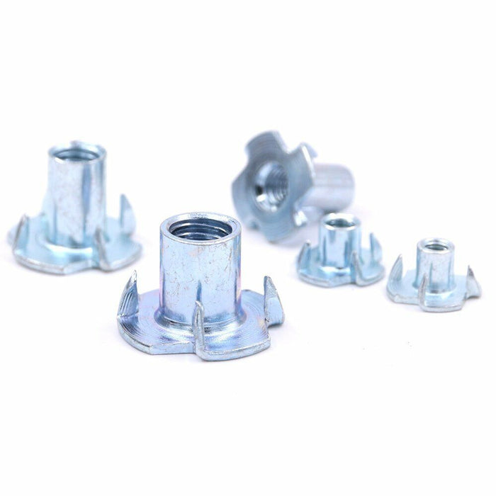 90x M3 M4 M5 M6 M8 Four Claws Nut T-nut Blind Rivet Threaded Inserts Furniture