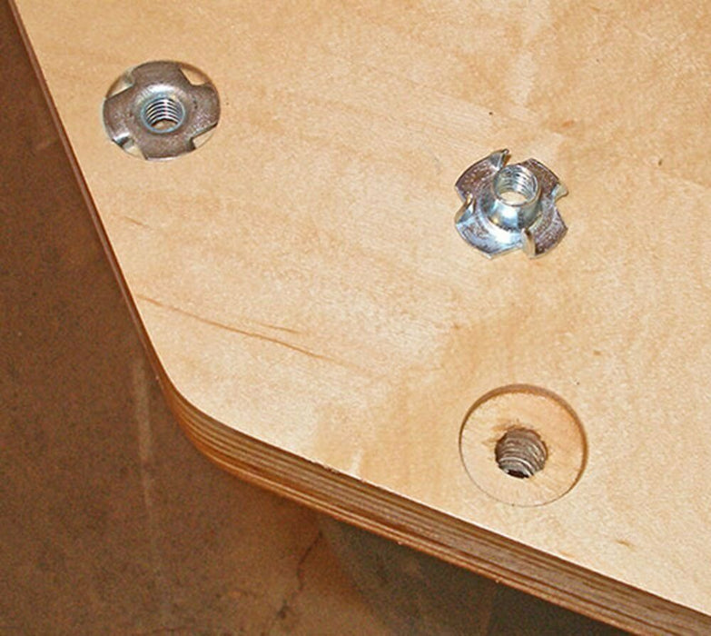 90x M3 M4 M5 M6 M8 Four Claws Nut T-nut Blind Rivet Threaded Inserts Furniture