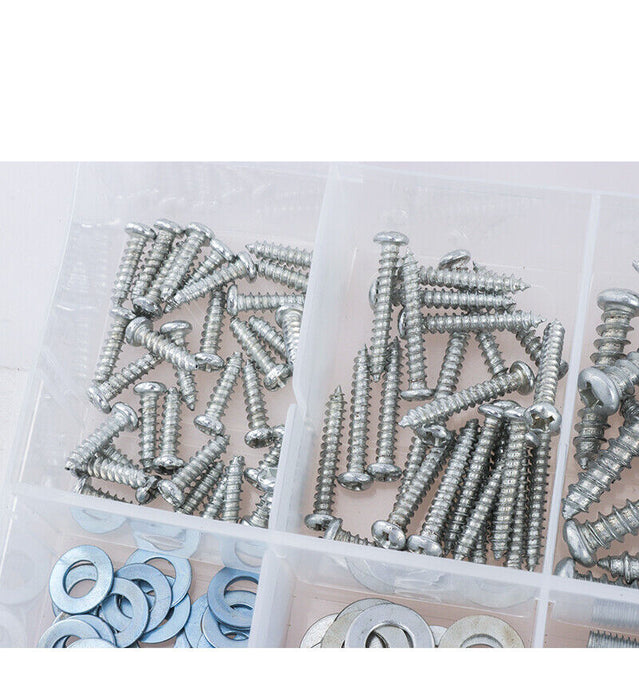 347 PC PIECE METRIC SIZE NUT AND BOLT SCREW ASSORTMENT HARDWARE KIT