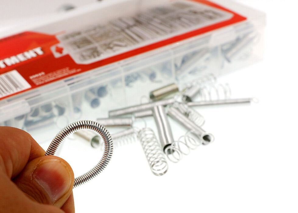 200Pc Small Spring Set Assortment Eureka Grab Kit Compression Extension Lock