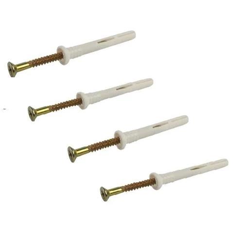 75PC Nylon Nail In Plug Mushroom Head  Anchor Knock Ins 6.5 x 38 / 50 / 65mm