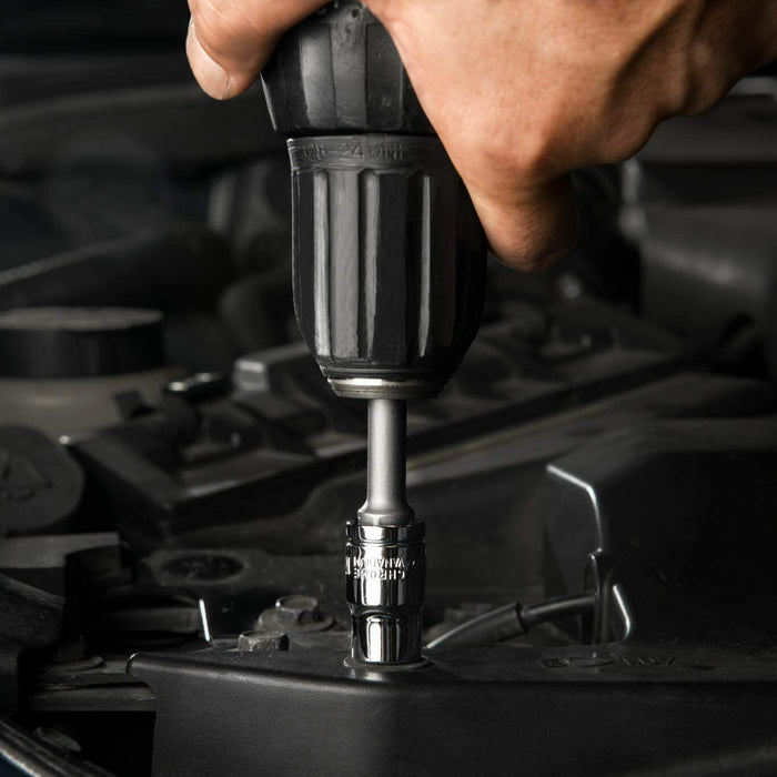 EUROTECH 40PC Quality Tradesman Metric & AF 1/2″ Dr Socket Set Made in Taiwan