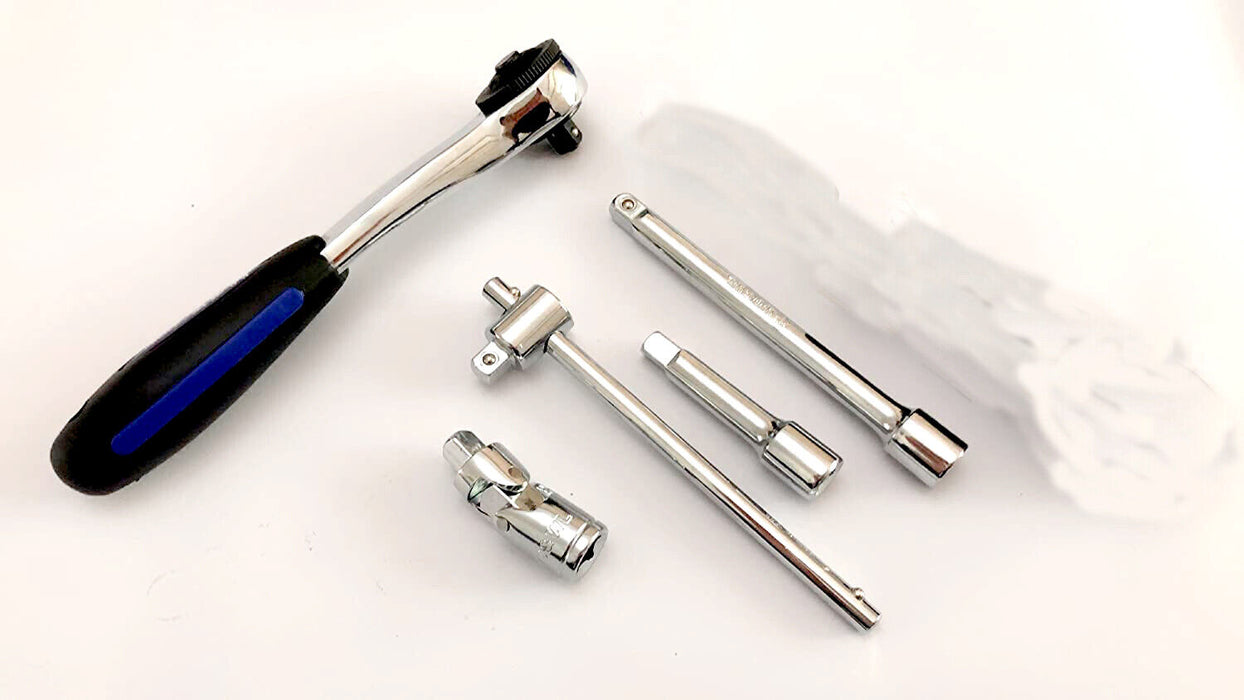 Eurotech 24PC 1/4" & 3/8"Dr Tradesman Quality AF & Metric Socket Set Made Taiwan