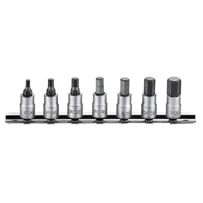 Eurotech 7pc 1/4"Dr Tradesman Quality Bit Socket Set Hex Key H2 3 4 5 6 7 8