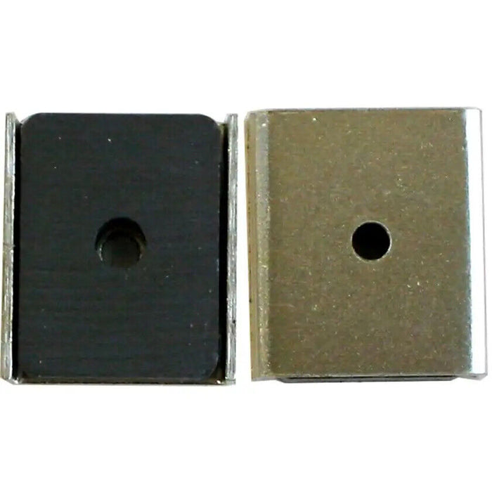 2PC 22 x 25mm Rectangle Disc Magnets Hole Rare Earth Magnet Lifting 3kg AU STOCK