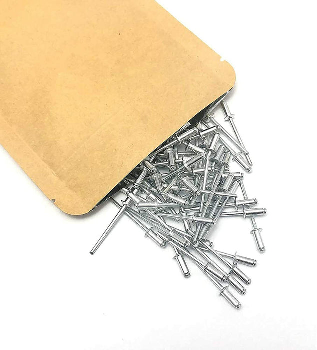 Aluminum Rivet Assortment Aluminum Blind Pop Rivet Open End Blind Rivet 100 Pcs