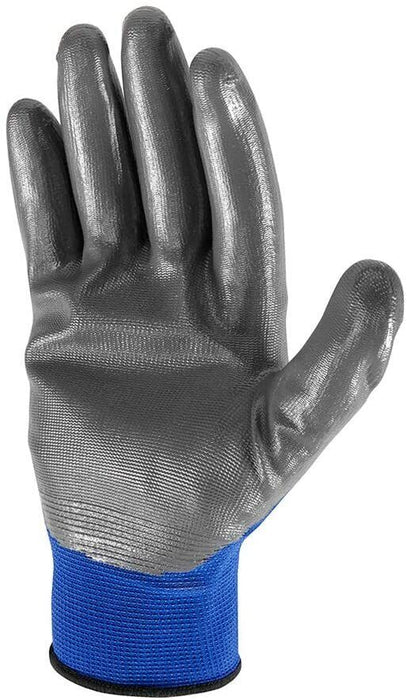 Force PRO Yellow Safety Brickies Gloves Nitrile Sandy Work Gloves 12 Pairs L& XL