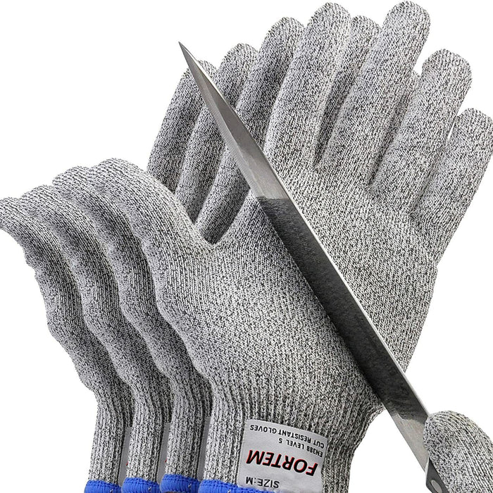 Cut Resistant Gloves Anti-Cutting Food Grade Level 5 Kitchen Butcher Protection