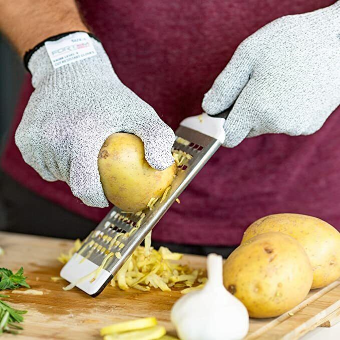 Cut Resistant Gloves Anti-Cutting Food Grade Level 5 Kitchen Butcher Protection