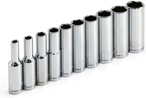 Eurotech 22PC 3/8"DR Tradesman Quality Deep Socket Set Metric & AF Made Taiwan - FISHER DISCOUNT